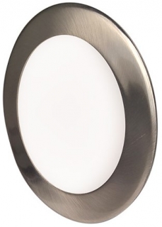 LED svítidlo podhledové 6W, 3800K, matt chrom